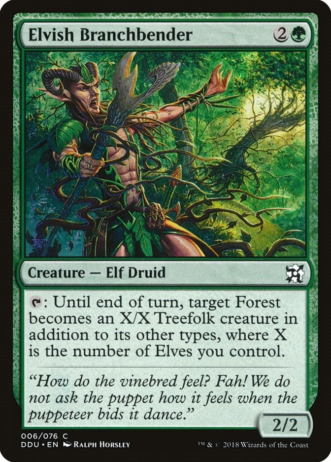 Image for Elvish Branchbender (6) [Elves vs. Inventors] - Magic: The Gathering