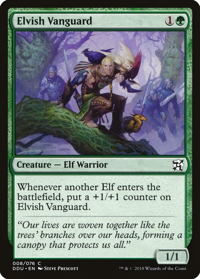 Image for Elvish Vanguard (8) [Elves vs. Inventors] - Magic: The Gathering