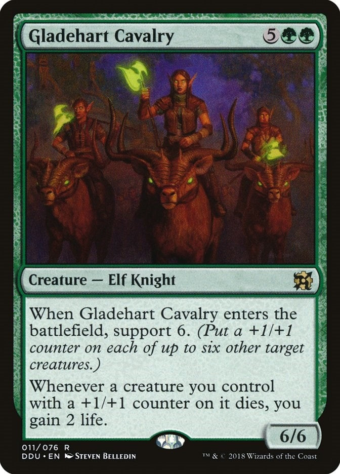 Image for Gladehart Cavalry (11) [Elves vs. Inventors] - Magic: The Gathering