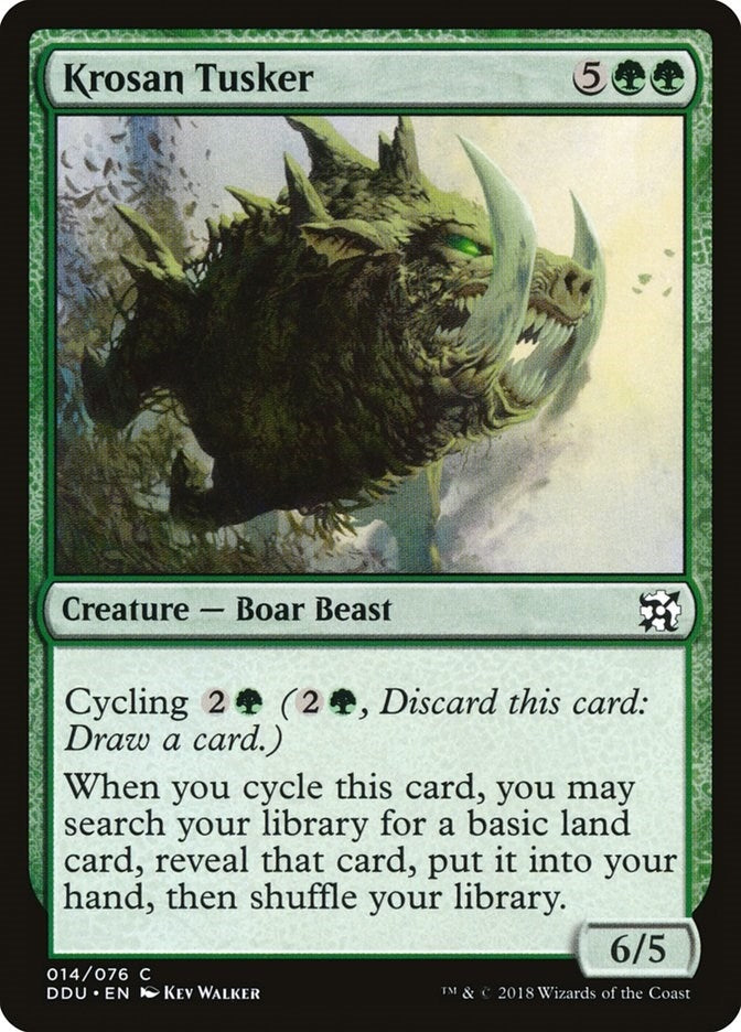 Image for Krosan Tusker (14) [Elves vs. Inventors] - Magic: The Gathering