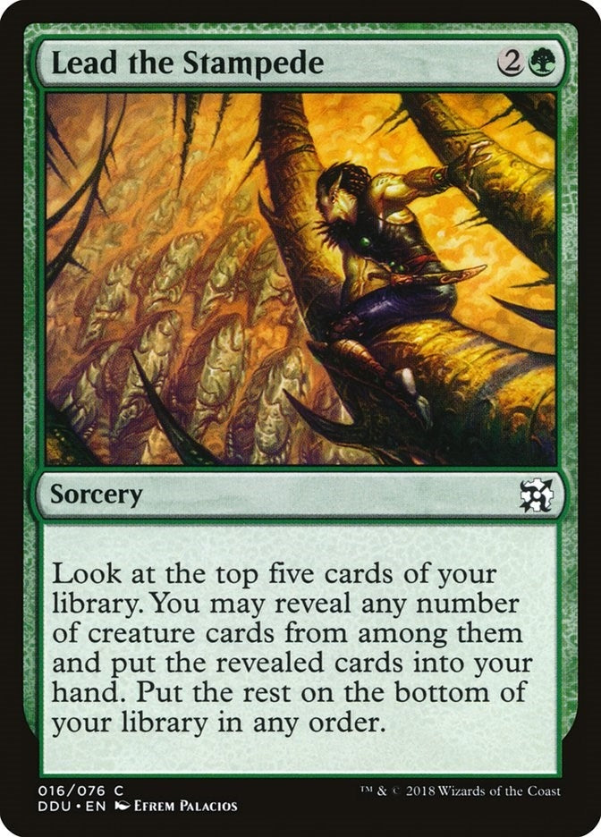 Image for Lead the Stampede (16) [Elves vs. Inventors] - Magic: The Gathering