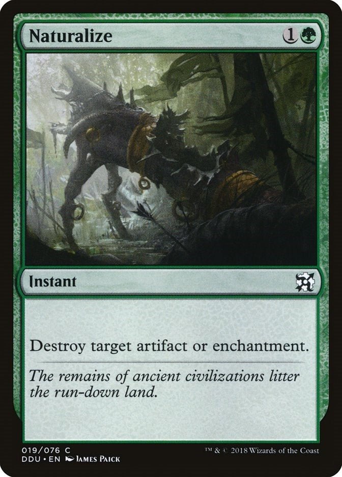 Image for Naturalize (19) [Elves vs. Inventors] - Magic: The Gathering