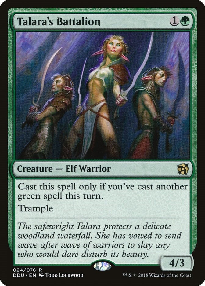 Image for Talara's Battalion (24) [Elves vs. Inventors] - Magic: The Gathering