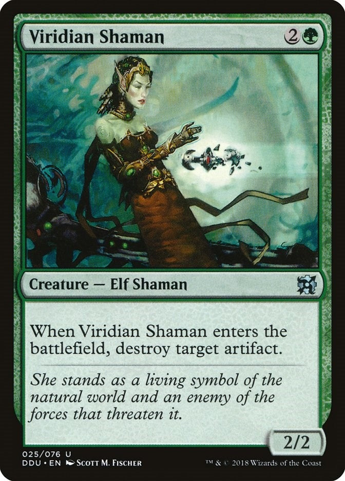 Image for Viridian Shaman (25) [Elves vs. Inventors] - Magic: The Gathering