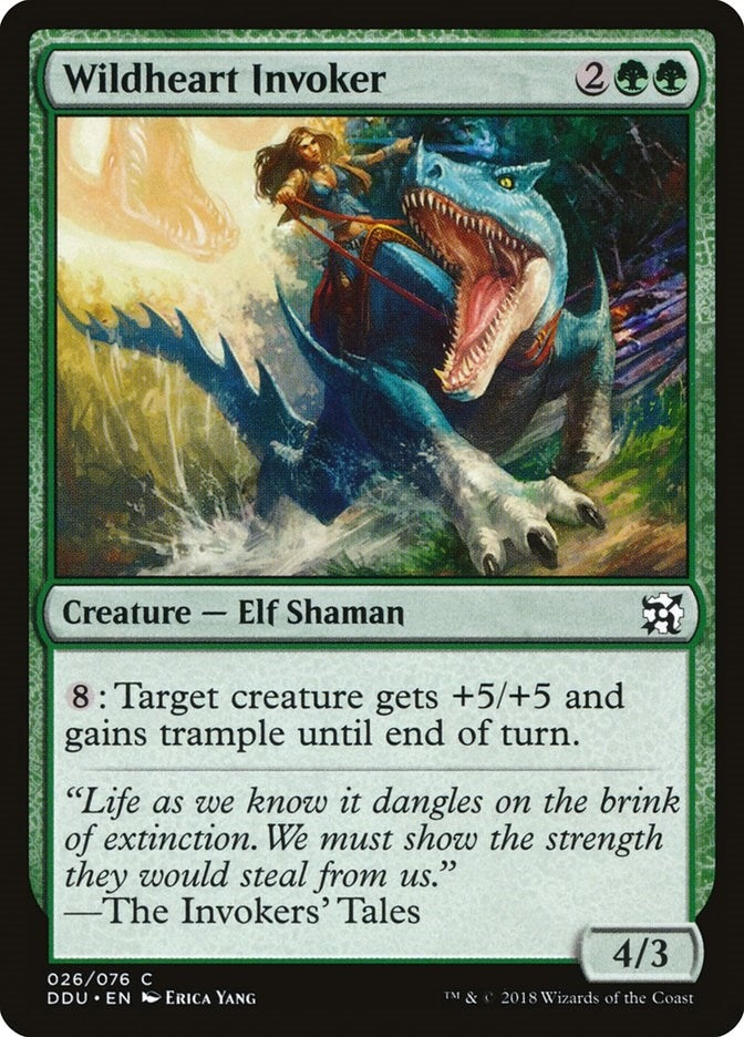 Image for Wildheart Invoker (26) [Elves vs. Inventors] - Magic: The Gathering