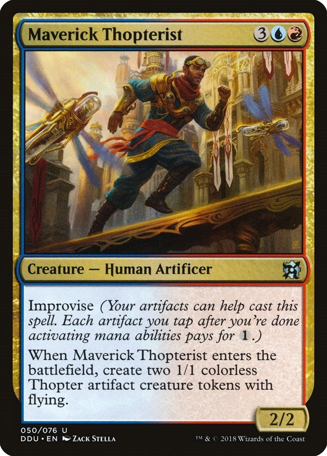Image for Maverick Thopterist (50) [Elves vs. Inventors] - Magic: The Gathering