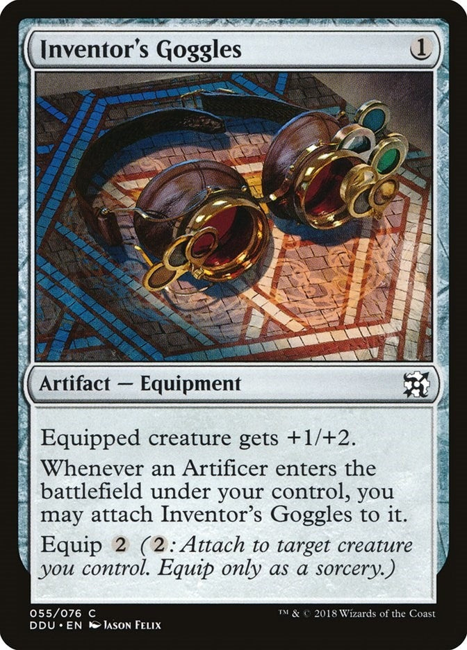 Image for Inventor's Goggles (55) [Elves vs. Inventors] - Magic: The Gathering