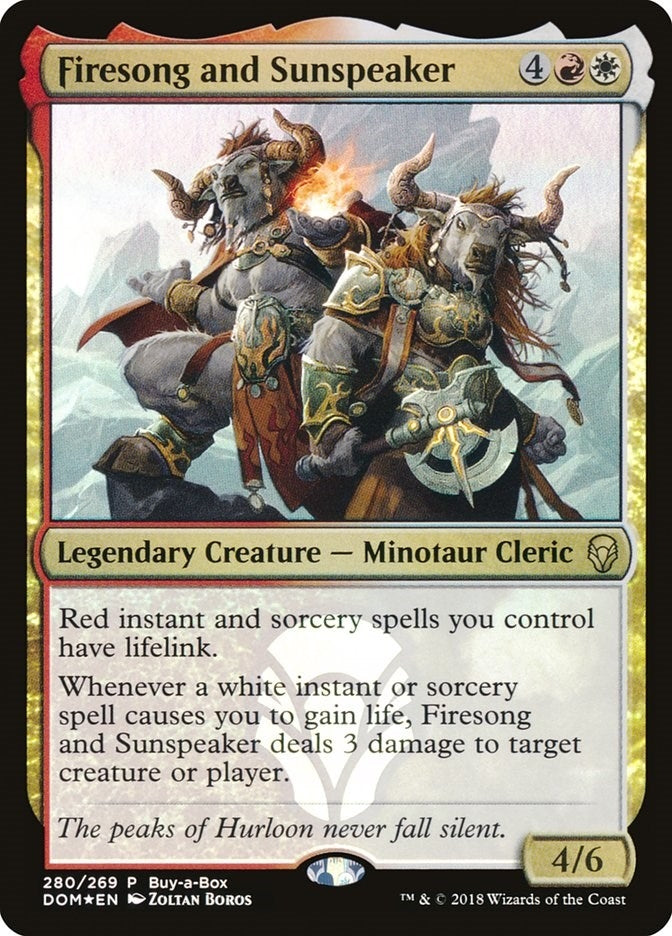 Image for Firesong and Sunspeaker (280) [Buy-A-Box Promos] - Magic: The Gathering