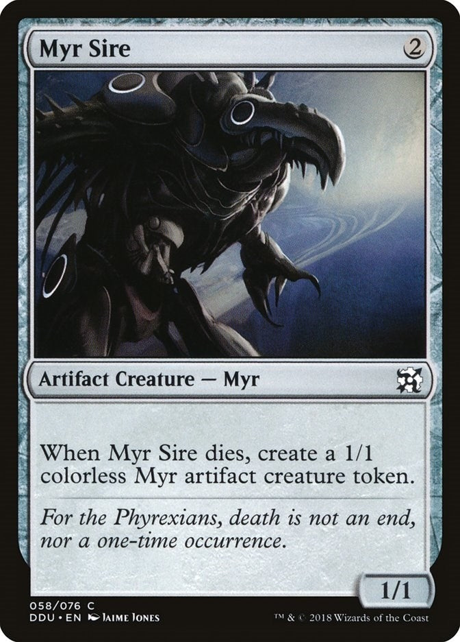 Image for Myr Sire (58) [Elves vs. Inventors] - Magic: The Gathering