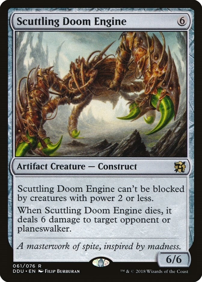 Image for Scuttling Doom Engine (61) [Elves vs. Inventors] - Magic: The Gathering