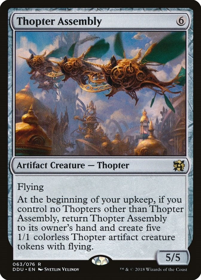 Image for Thopter Assembly (63) [Elves vs. Inventors] - Magic: The Gathering