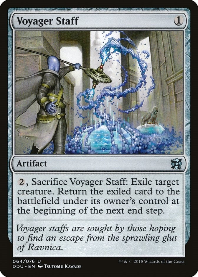 Image for Voyager Staff (64) [Elves vs. Inventors] - Magic: The Gathering
