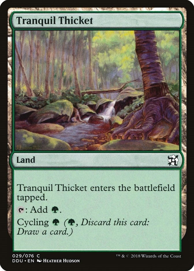 Image for Tranquil Thicket (29) [Elves vs. Inventors] - Magic: The Gathering