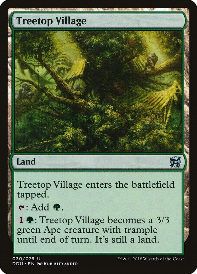 Image for Treetop Village (30) [Elves vs. Inventors] - Magic: The Gathering