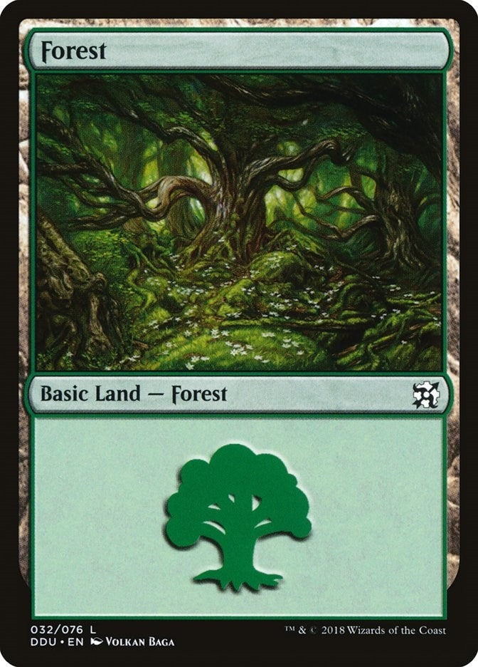 Image for Forest (032) (32) [Elves vs. Inventors] - Magic: The Gathering