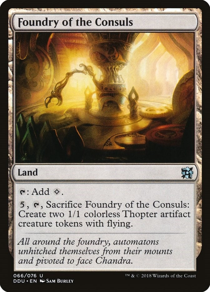 Image for Foundry of the Consuls (66) [Elves vs. Inventors] - Magic: The Gathering