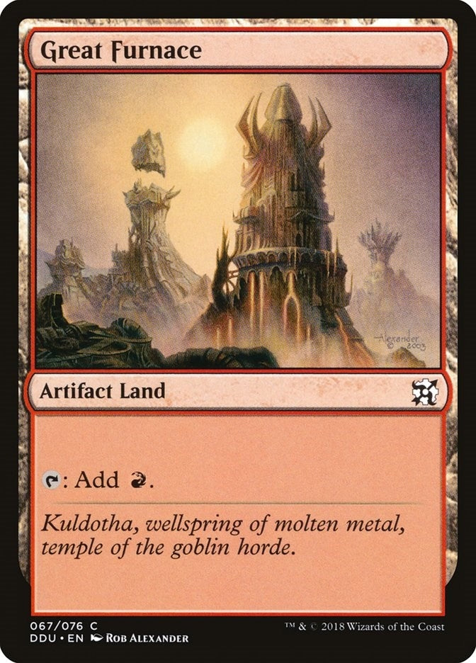 Image for Great Furnace (67) [Elves vs. Inventors] - Magic: The Gathering