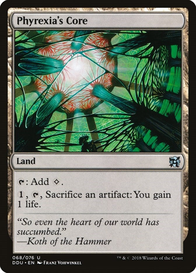 Image for Phyrexia's Core (68) [Elves vs. Inventors] - Magic: The Gathering