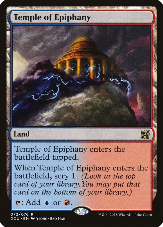Image for Temple of Epiphany (72) [Elves vs. Inventors] - Magic: The Gathering