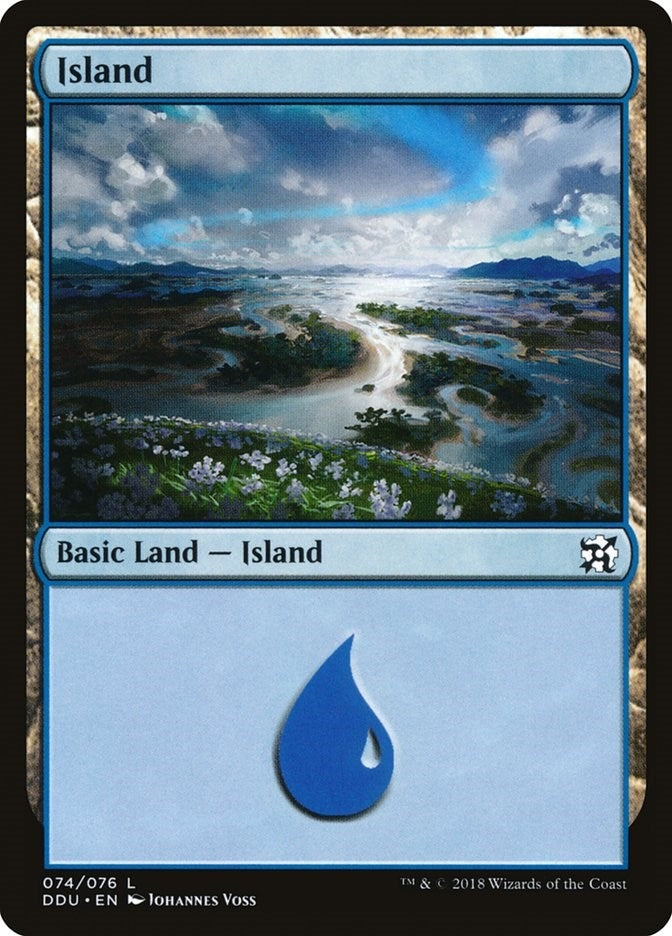 Image for Island (074) (74) [Elves vs. Inventors] - Magic: The Gathering