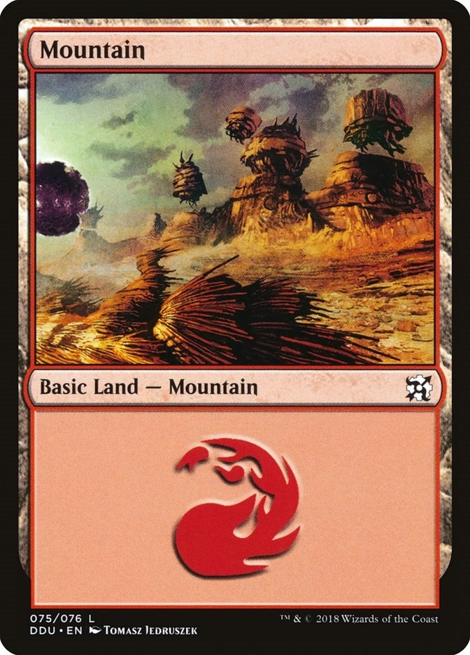 Image for Mountain (075) (75) [Elves vs. Inventors] - Magic: The Gathering