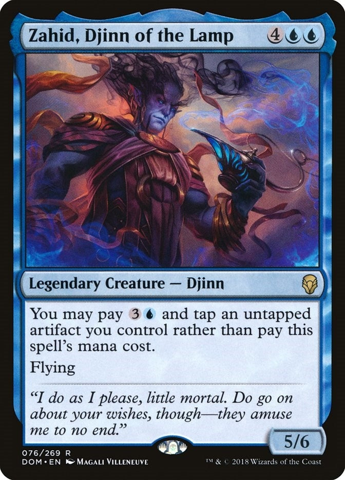 Image for Zahid, Djinn of the Lamp (76) [Dominaria] - Magic: The Gathering