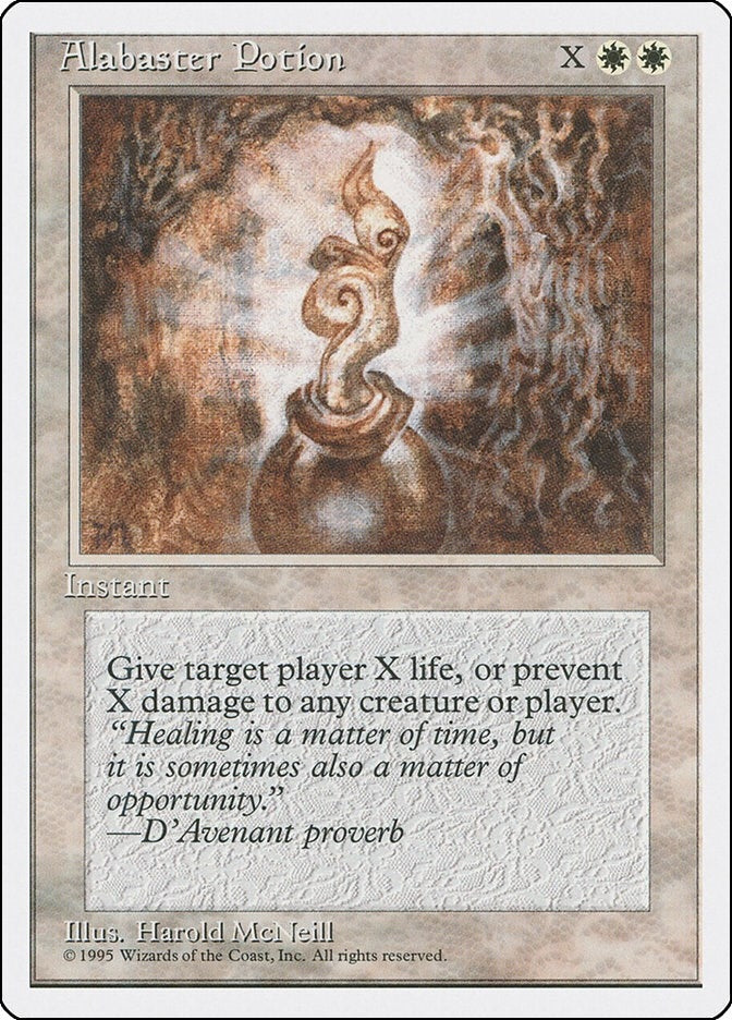 Image for Alabaster Potion [Fourth Edition] - Magic: The Gathering