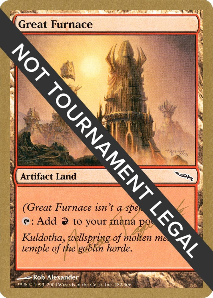 Image for Great Furnace - 2004 Aeo Paquette (MRD) [World Championship Decks] - Magic: The Gathering