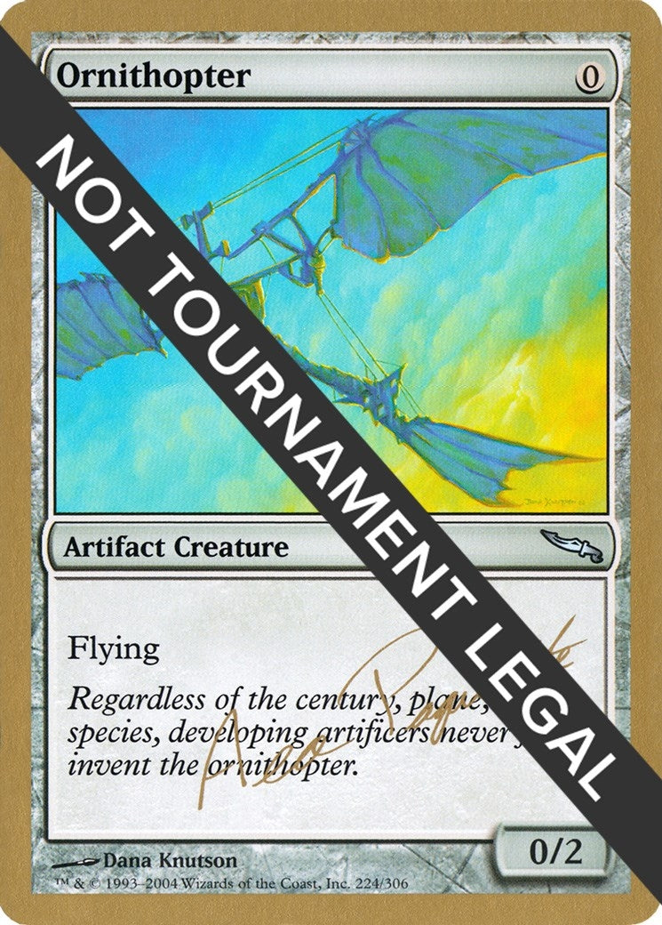 Image for Ornithopter - 2004 Aeo Paquette (MRD) [World Championship Decks] - Magic: The Gathering