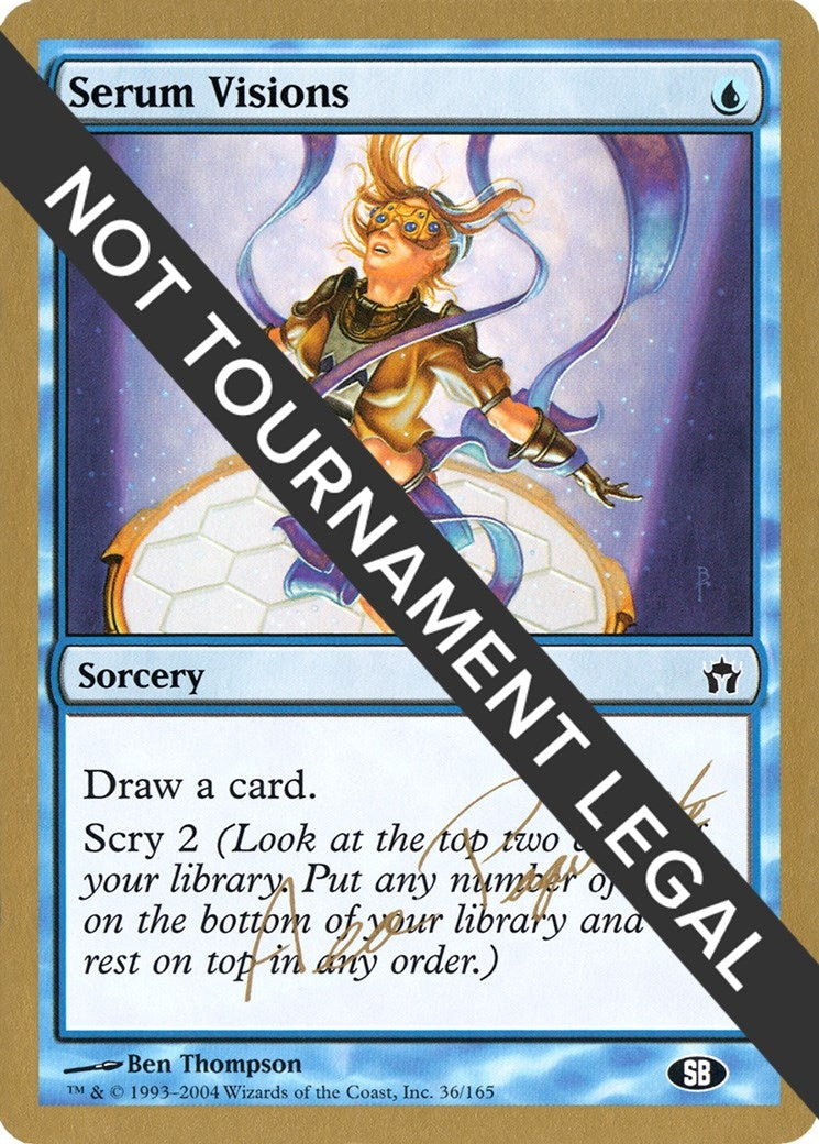 Image for Serum Visions - 2004 Aeo Paquette (5DN) (SB) [World Championship Decks] - Magic: The Gathering