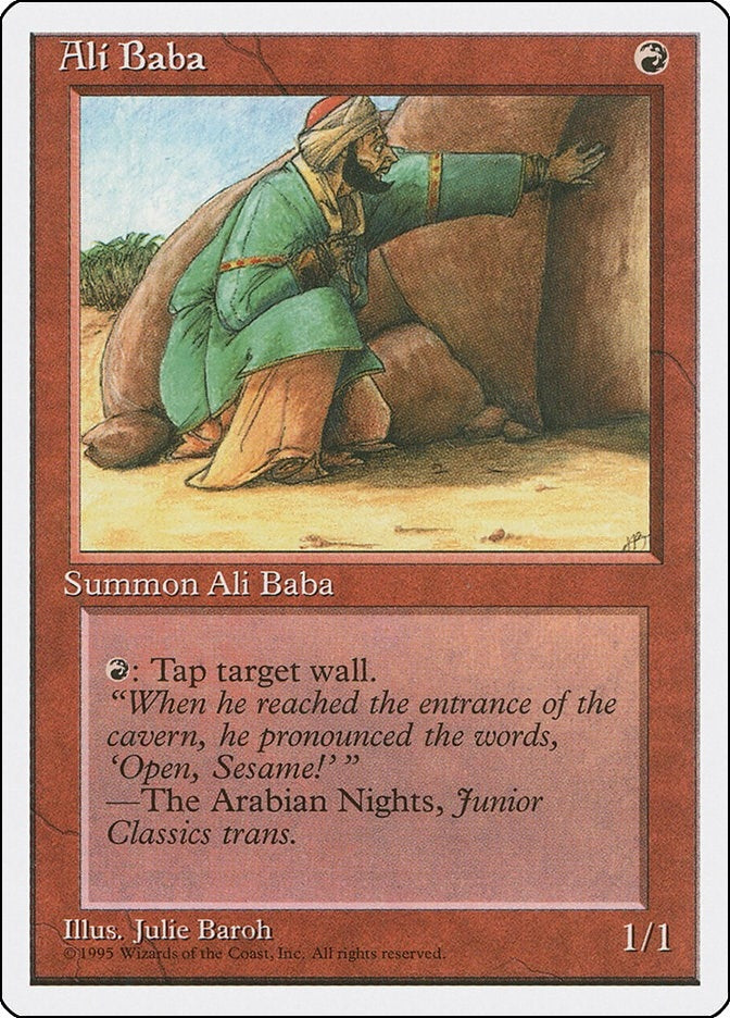 Image for Ali Baba [Fourth Edition] - Magic: The Gathering