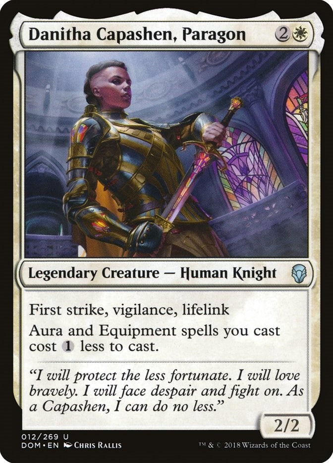 Image for Danitha Capashen, Paragon (12) [Dominaria] - Magic: The Gathering