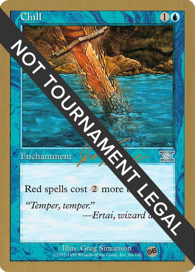 Image for Chill - 2000 Jon Finkel (6ED) (SB) [World Championship Decks] - Magic: The Gathering