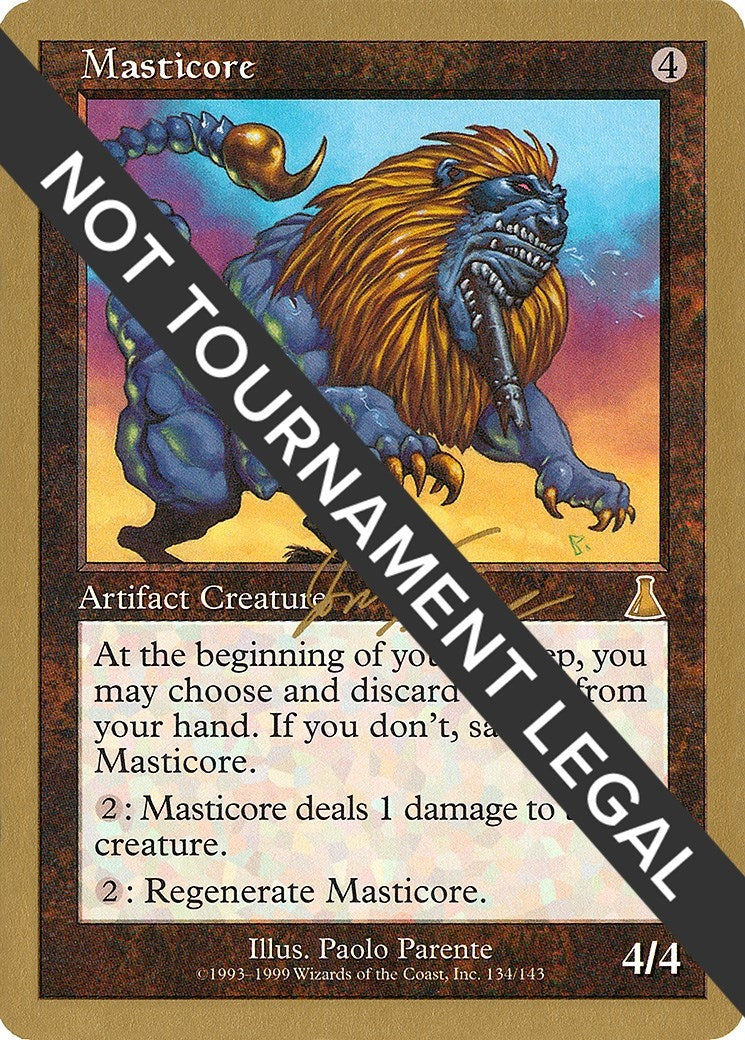 Image for Masticore - 2000 Jon Finkel (UDS) [World Championship Decks] - Magic: The Gathering