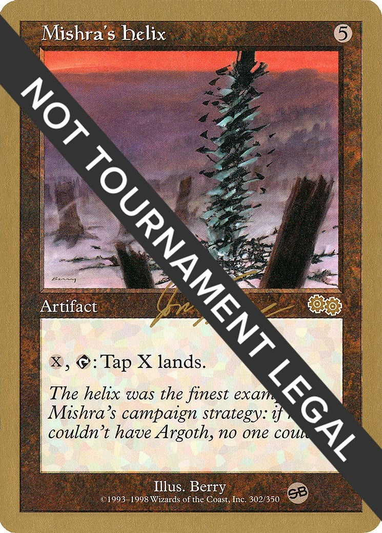 Image for Mishra's Helix - 2000 Jon Finkel (USG) (SB) [World Championship Decks] - Magic: The Gathering