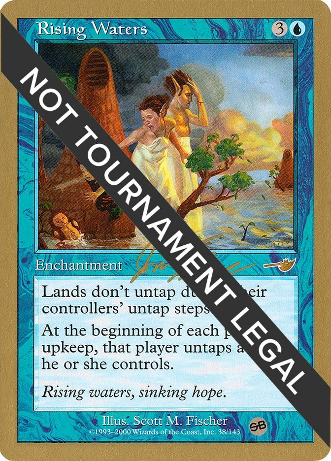 Image for Rising Waters - 2000 Jon Finkel (NMS) (SB) [World Championship Decks] - Magic: The Gathering