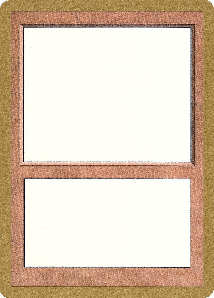 Image for 2000 World Championship Blank Card [World Championship Decks] - Magic: The Gathering