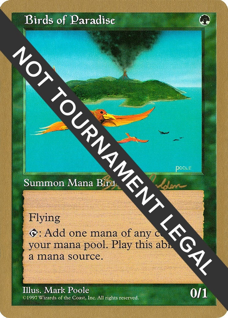 Image for Birds of Paradise - 1998 Brian Selden (5ED) [World Championship Decks] - Magic: The Gathering