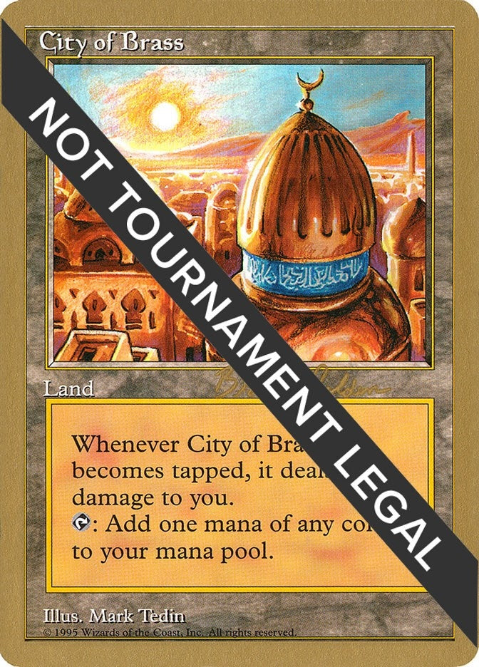 Image for City of Brass - 1998 Brian Selden [CHR] [World Championship Decks] - Magic: The Gathering
