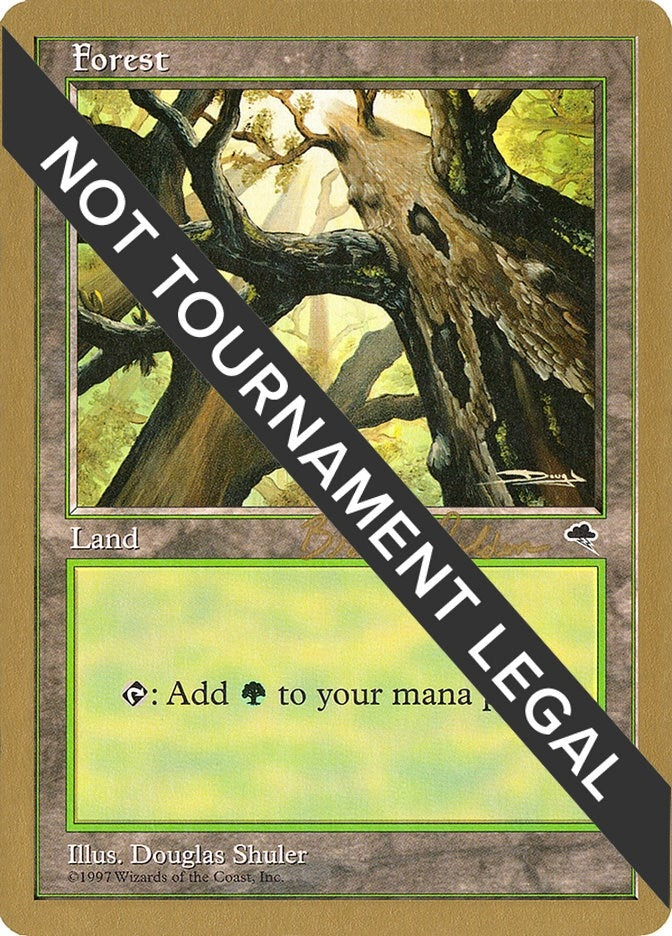Image for Forest (Skyward) - 1998 Brian Selden (TMP) [World Championship Decks] - Magic: The Gathering