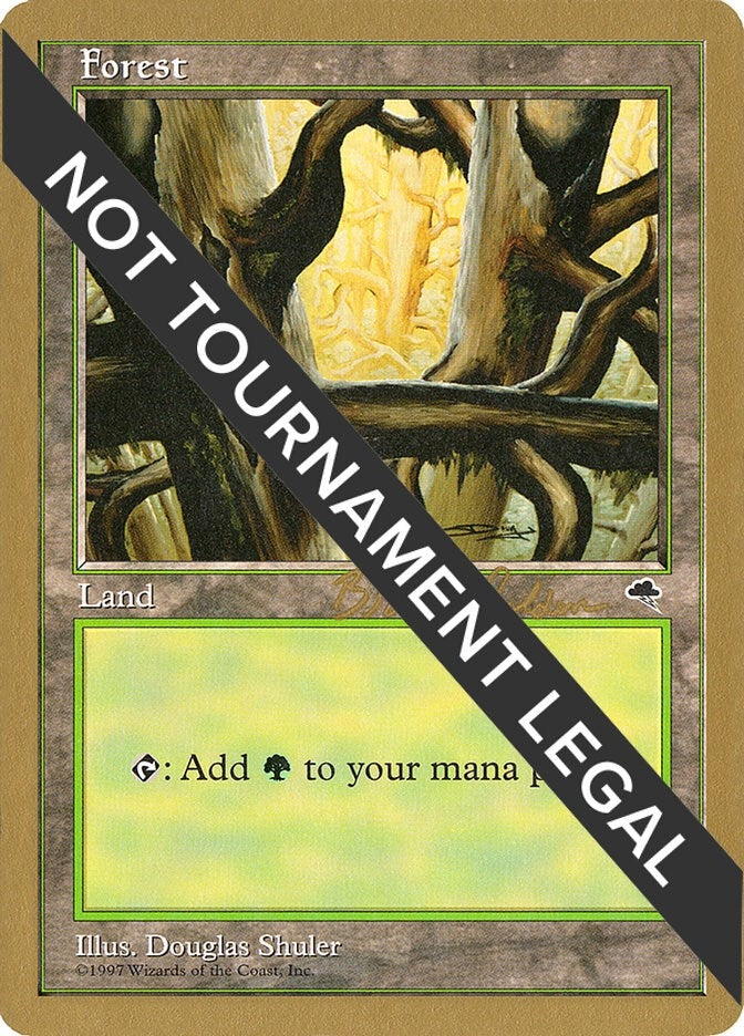 Image for Forest (Ledge) - 1998 Brian Selden (TMP) [World Championship Decks] - Magic: The Gathering
