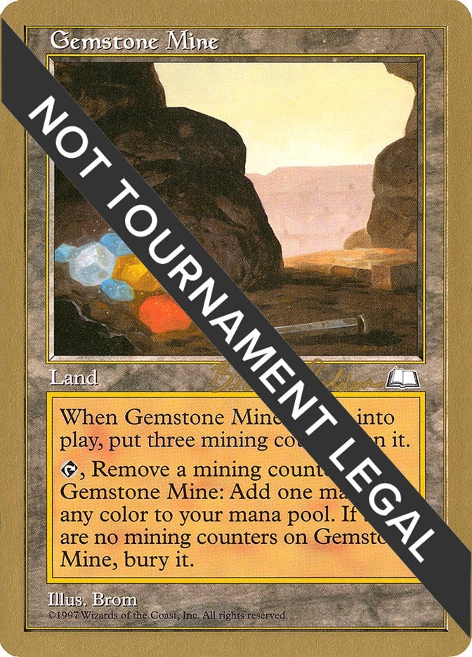 Image for Gemstone Mine - 1998 Brian Selden (WTH) [World Championship Decks] - Magic: The Gathering