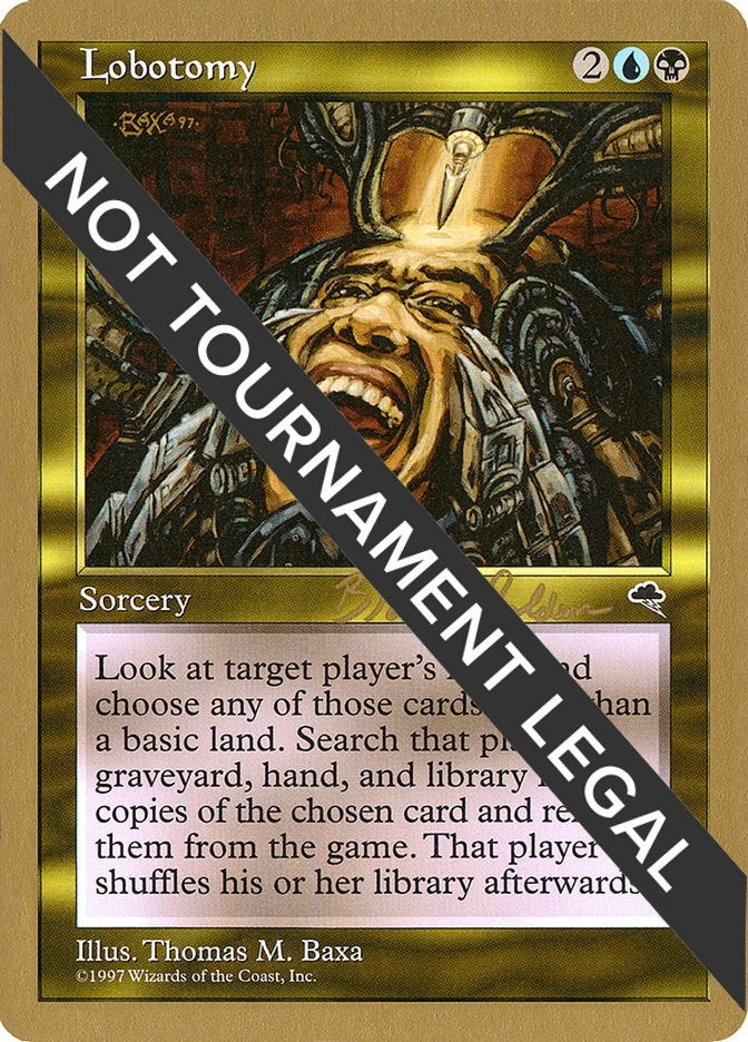 Image for Lobotomy - 1998 Brian Selden (TMP) [World Championship Decks] - Magic: The Gathering