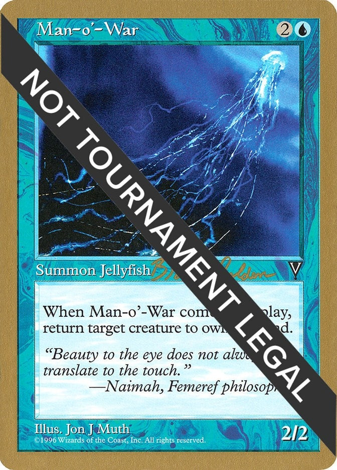 Image for Man-o'-War - 1998 Brian Selden (VIS) [World Championship Decks] - Magic: The Gathering