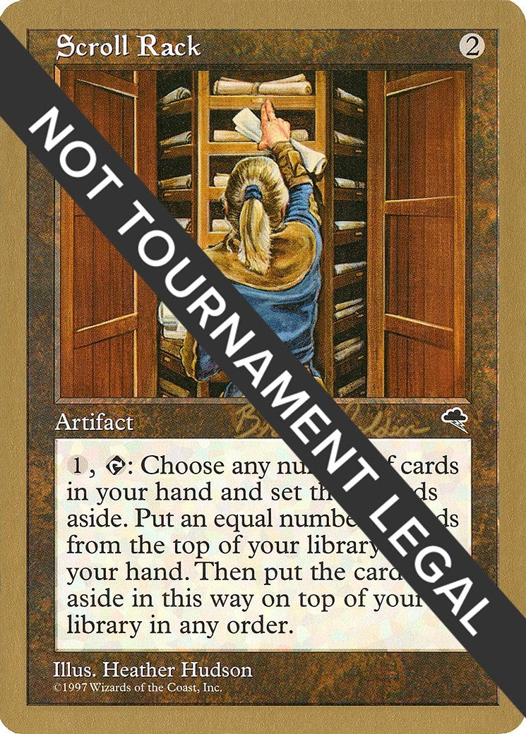 Image for Scroll Rack - 1998 Brian Selden (TMP) [World Championship Decks] - Magic: The Gathering