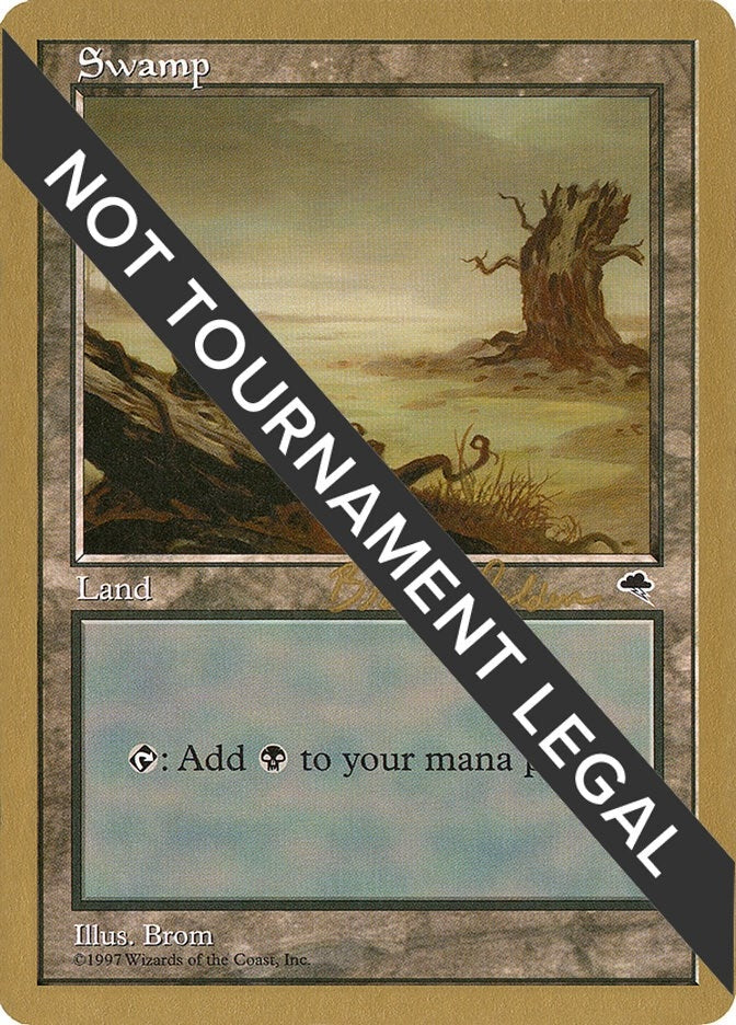 Image for Swamp (Horizontal Log) - 1998 Brian Selden (TMP) [World Championship Decks] - Magic: The Gathering
