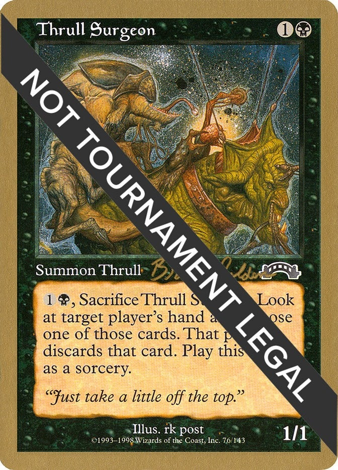Image for Thrull Surgeon - 1998 Brian Selden (EXO) [World Championship Decks] - Magic: The Gathering