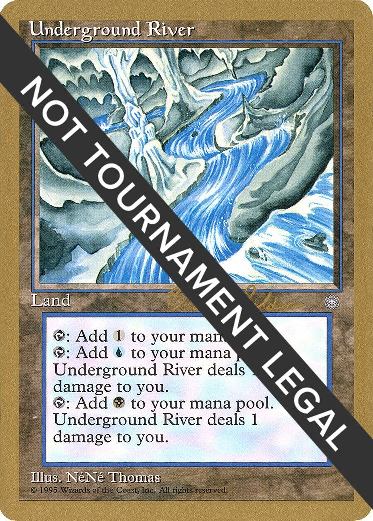 Image for Underground River - 1998 Brian Selden (ICE) [World Championship Decks] - Magic: The Gathering