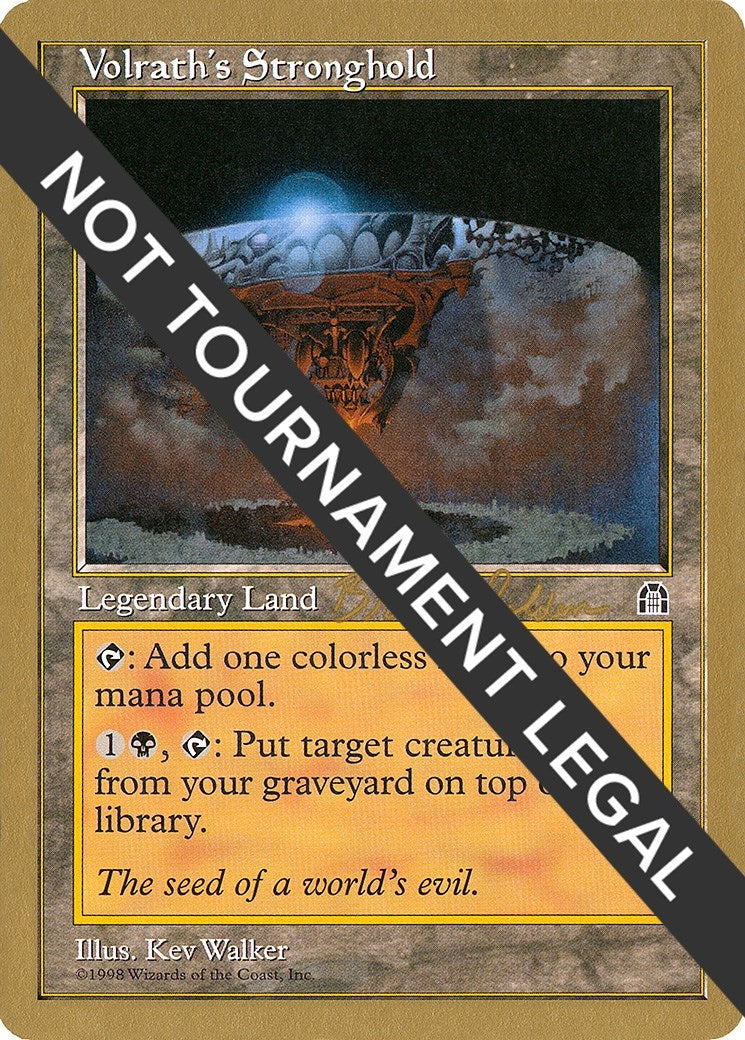 Image for Volrath's Stronghold - 1998 Brian Selden (STH) [World Championship Decks] - Magic: The Gathering