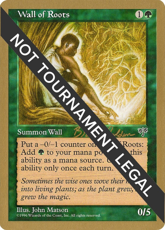 Image for Wall of Roots - 1998 Brian Selden (MIR) [World Championship Decks] - Magic: The Gathering